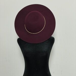 Maroon Wool Hat
